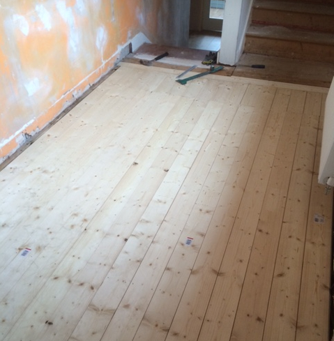 New timber floor boards
