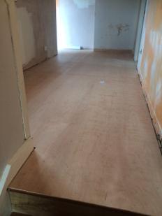 Ply lining sub  floor