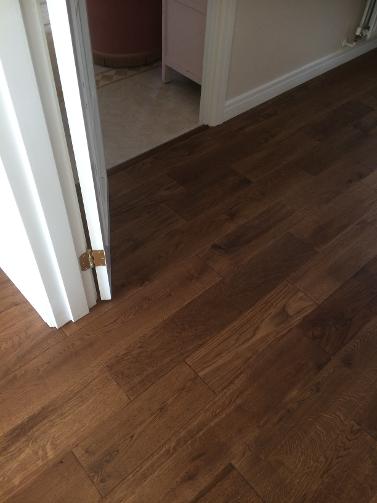 Solid Walnut floor fitting bromsgrove